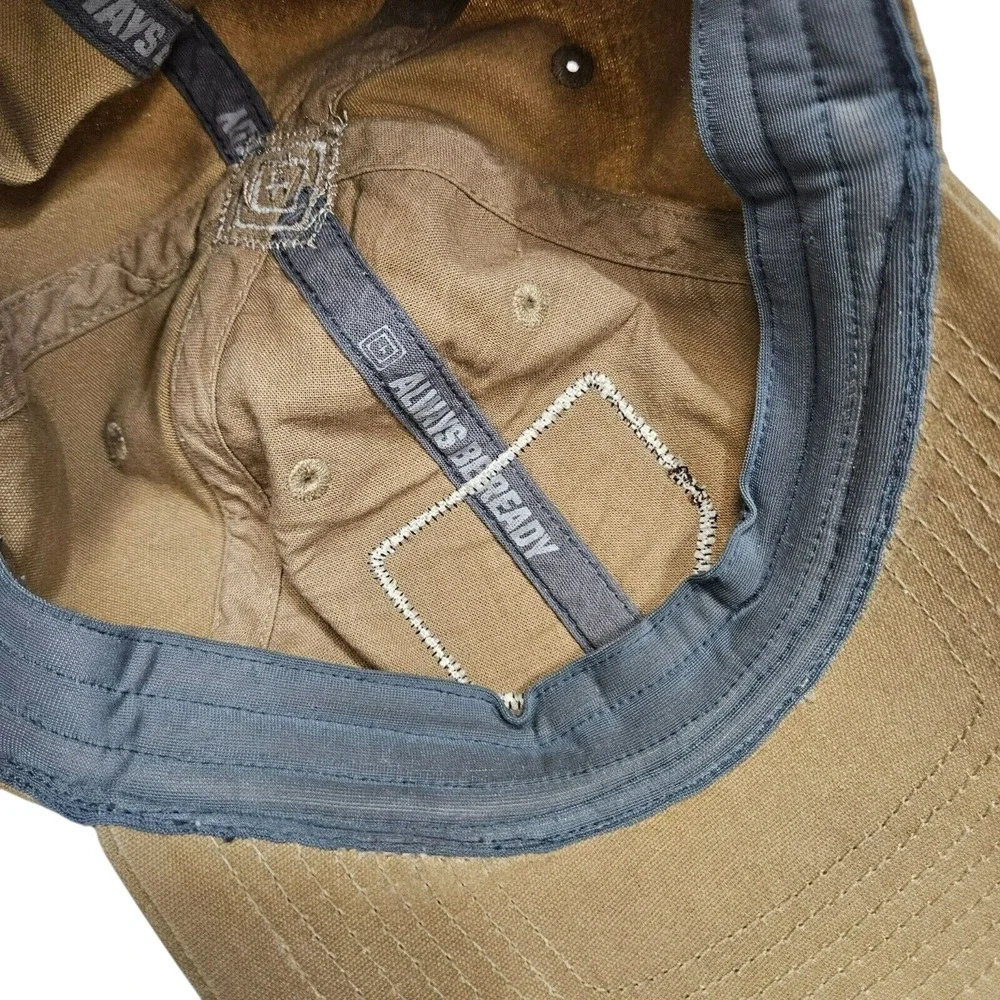 5.11 Tactical Hat Tan‎ Adjustable Baseball Cap Fastenal Logo